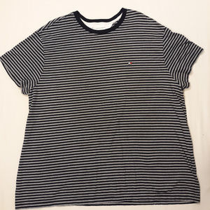 Tommy Hilfiger crew neck with flag striped shirt